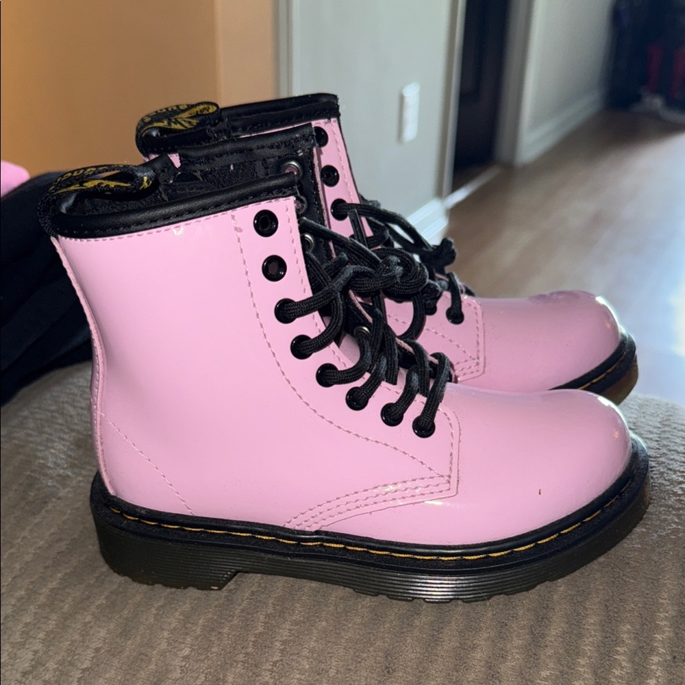 Dr. Martens Kids Pink Boots